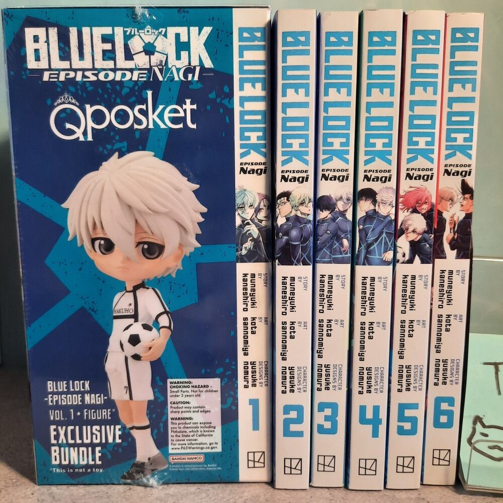 📚 Blue Lock: Episode Nagi Vol. 1-6 w/ Vol. 1 Box Set English Manga Bundle